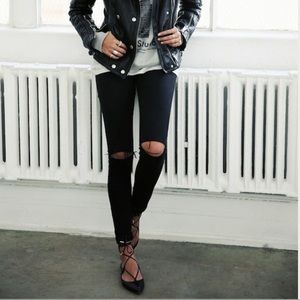 J crew - Navy blue flats